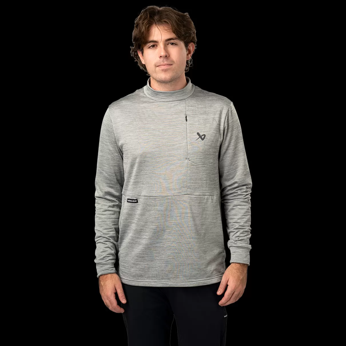 Discount BAUER FLC MOCK NECK LONGSLEEVE