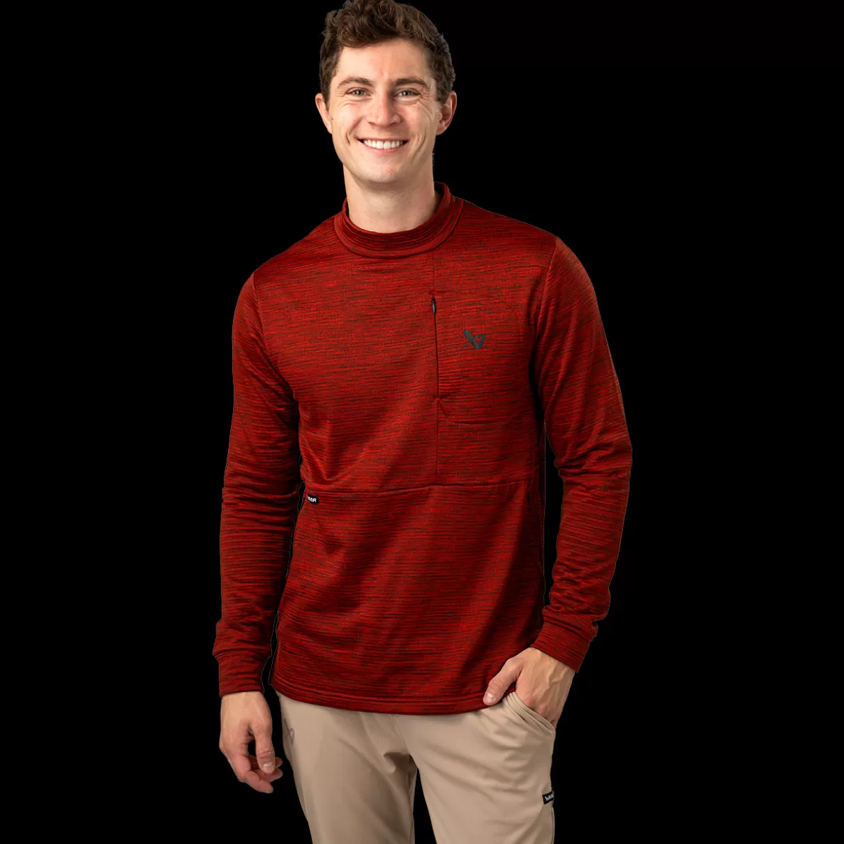 Discount BAUER FLC MOCK NECK LONGSLEEVE