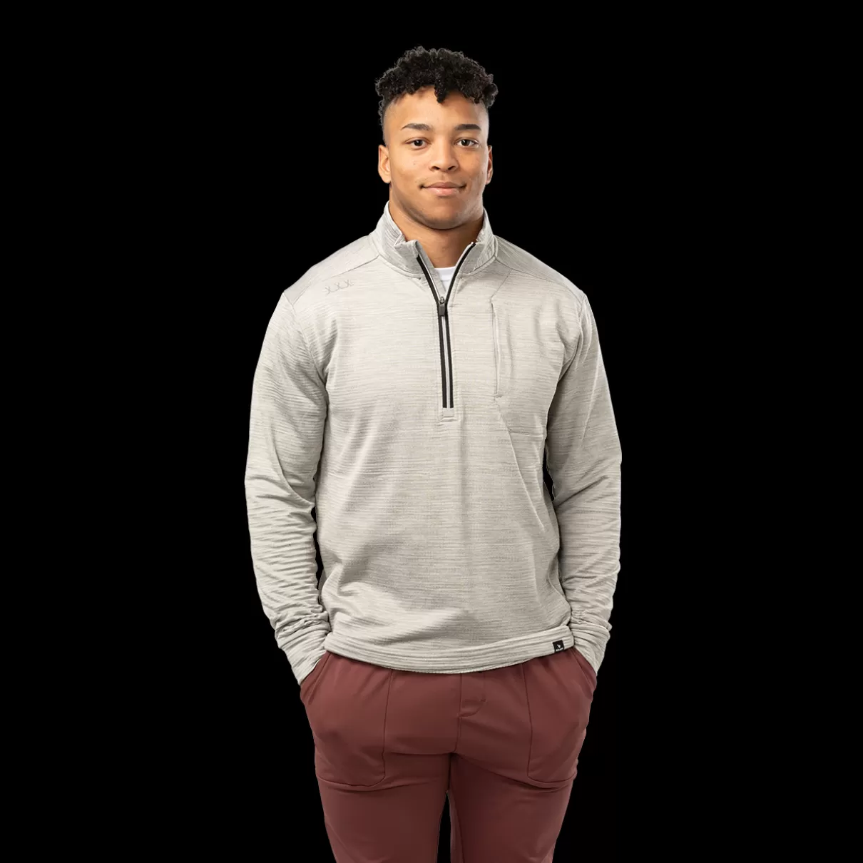 Discount BAUER FLC TEXTURED HALF ZIP