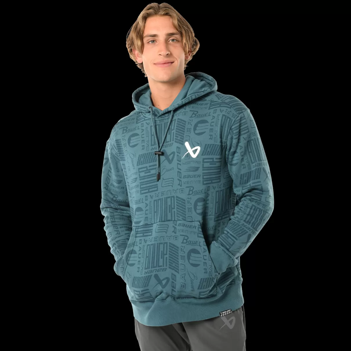 Sale BAUER LOGO REPEAT HOODIE