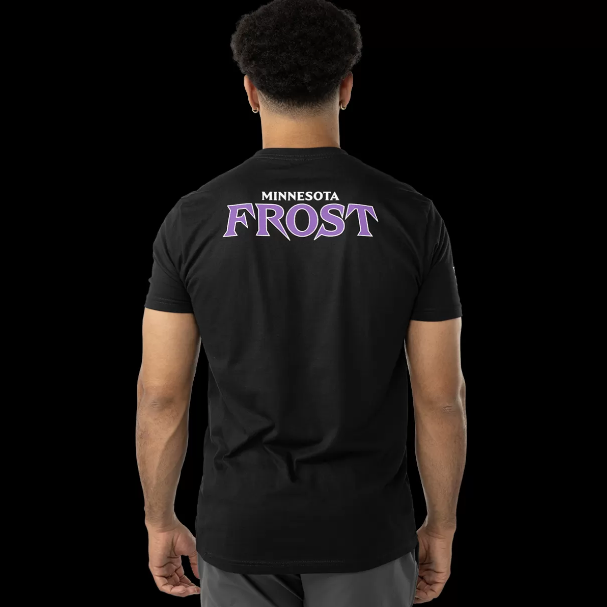 Fashion BAUER PWHL MENS TEE MINNESOTA FROST Black