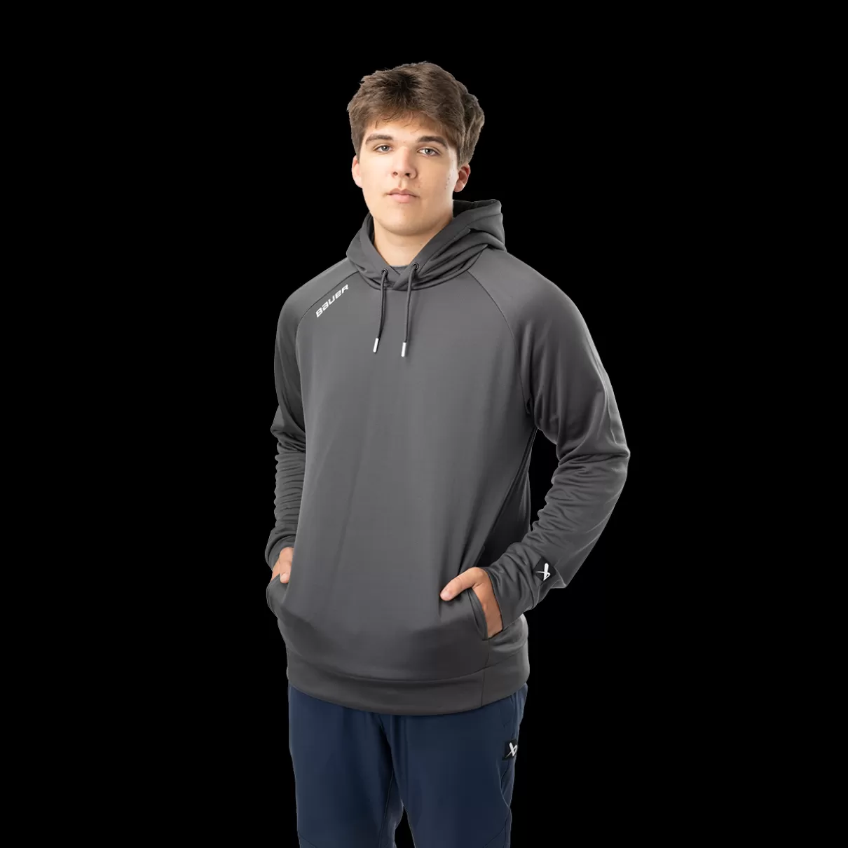 Clearance BAUER TEAM TECH HOODIE Grey