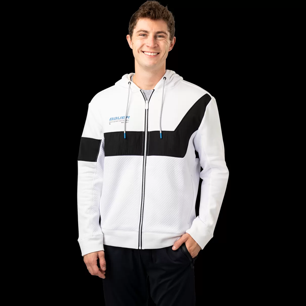 Cheap BAUER TEXTURED FULLZIP