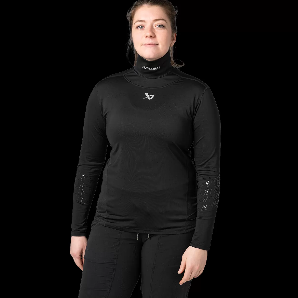 Shop BAUER WMNS LS CUT-RESISTANT NECK PROTECT BASE LAYER